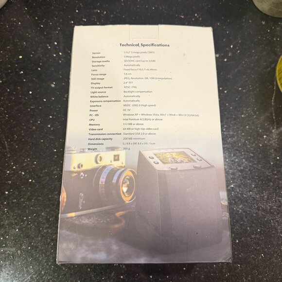 Digitnow! Portable Film Scanner  2.4" LCD & 5MP Image Sensor Preserve Memories - Picture 2 of 4